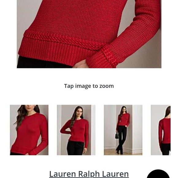 Ralph Lauren Vibrant Red Pullover - Picture 5 of 7